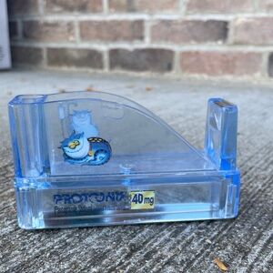 PROTONIX Oral I.V. Tape Dispenser Pharmacy Blue Drug Rep Doctor Office Desk